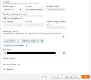 aws-codepipeline-create-deploy-stage-artifacts